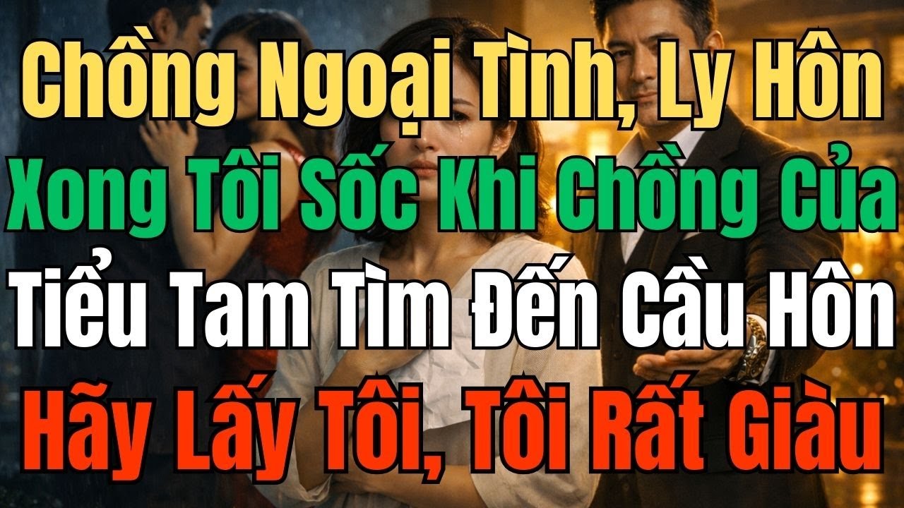 Chồng Ngoại Tình, Ly Hôn Xong Tôi Sốc Khi Chồng Của Tiểu Tam Tìm Đến Cầu Hôn: Hãy Lấy Tôi, Tôi Rất..