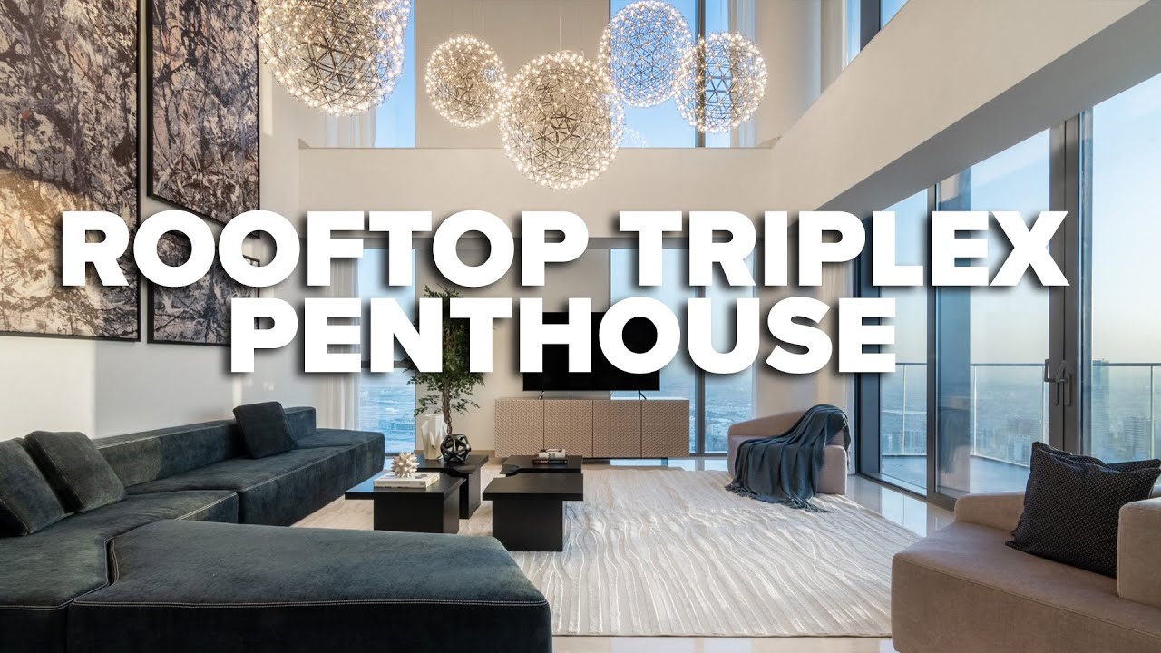 LIVE LARGE - TOP FLOOR TRIPLEX PENTHOUSE IN BOULEVARD POINT, DOWNTOWN DUBAI