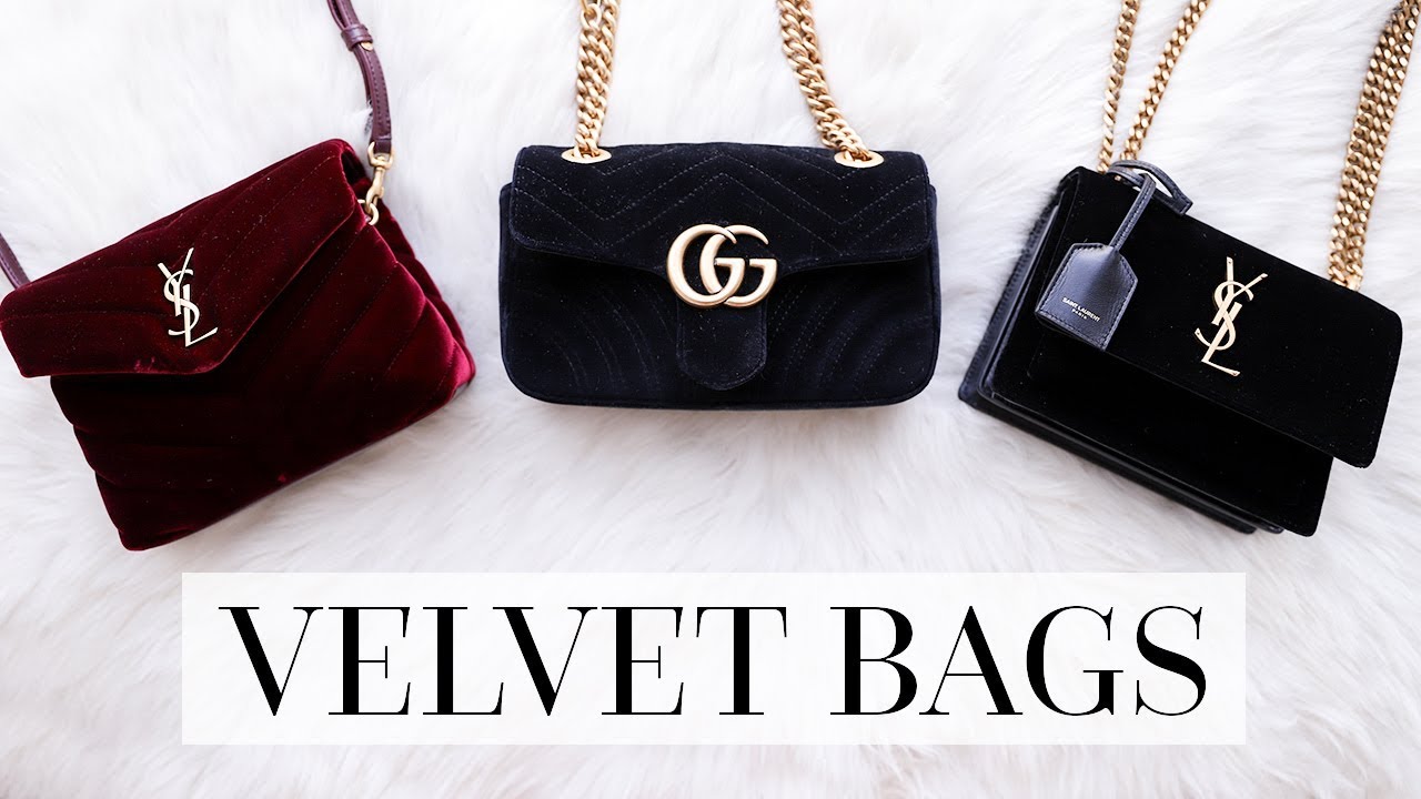 VELVET BAG COMPARISON: GUCCI MARMONT, SAINT LAURENT LOULOU & SUNSET