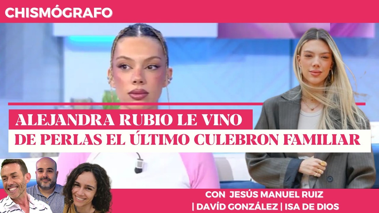 Alejandra Rubio no fue la creadora del último culebrón familiar... pero le vino de perlas