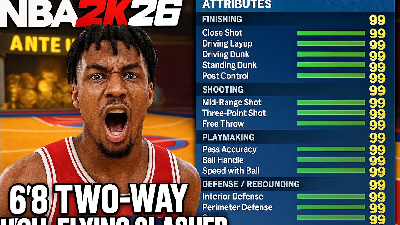DESTROYING PLAYERS WITH MY 6’8 DEMIGOD BUILD ON NBA 2K26!!