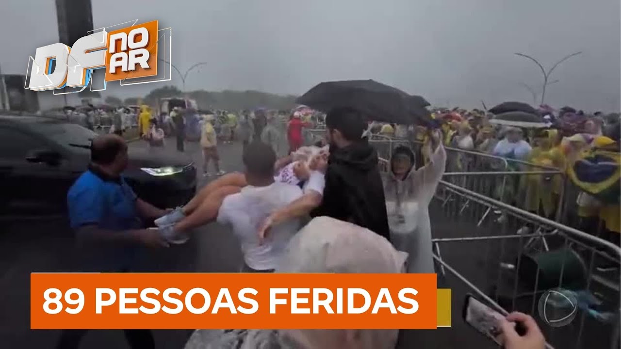 Novas imagens mostram momento do socorro após raio atingir ato político em Brasília | DF no Ar