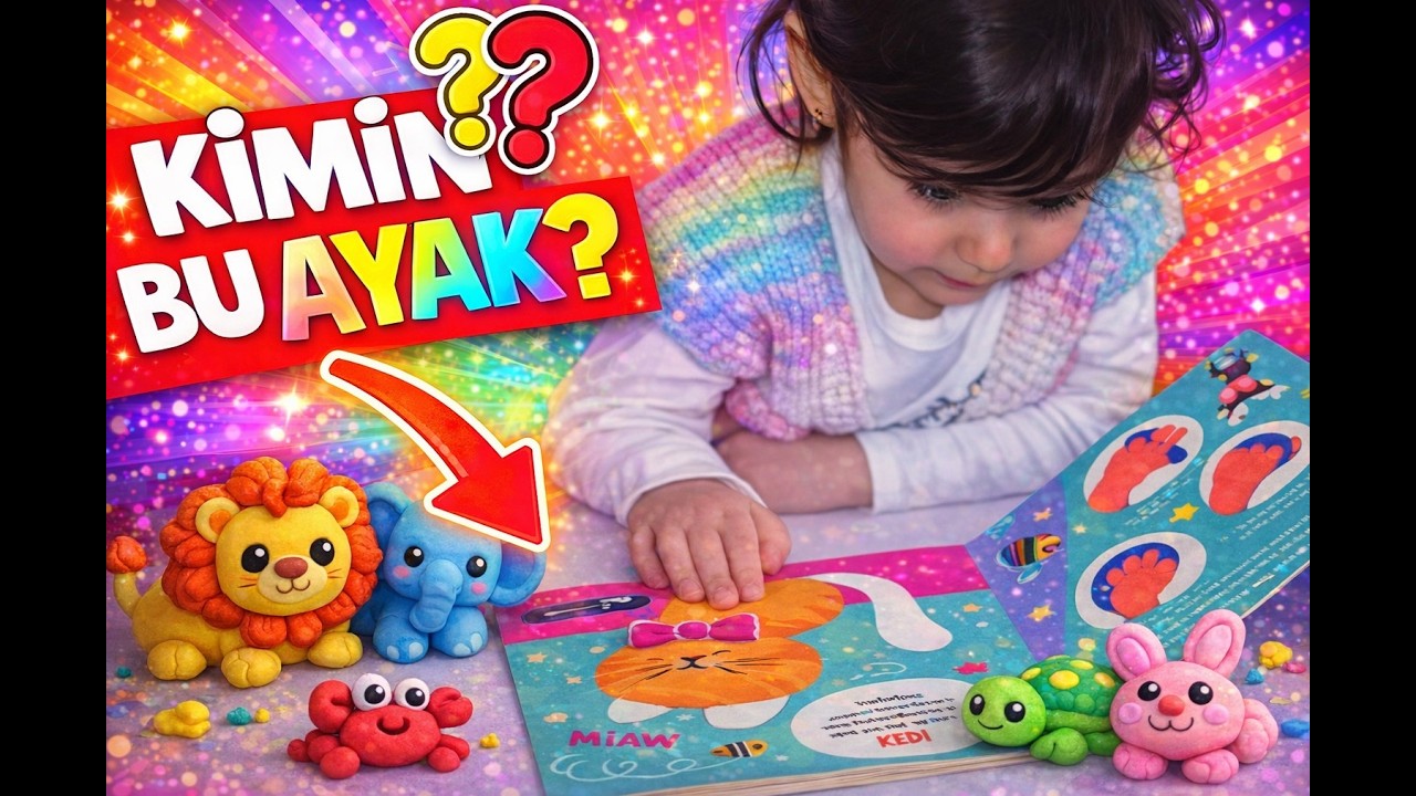 OYUN HAMURU İLE HAYVANLARI ÖĞRENİYORUZ! 🦁 | Kimin Bu Ayak?