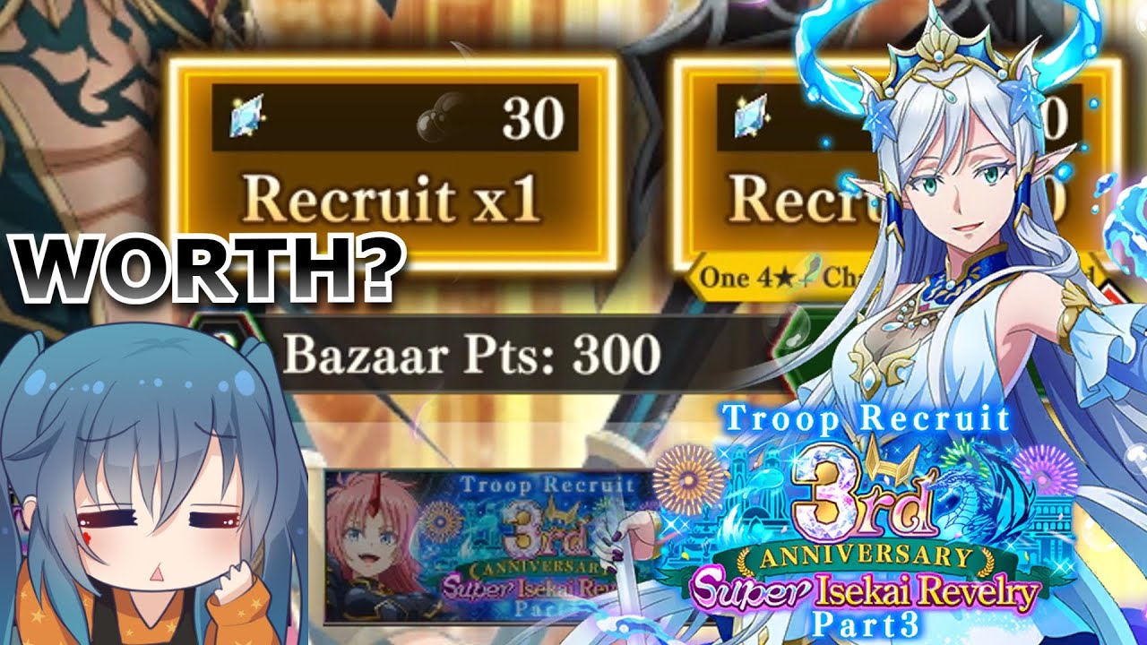 THIS WAS COSTLY... | 3rd Anniversary Super Isekai Revelry Part 3 (Summons) | Slime Isekai Memories
