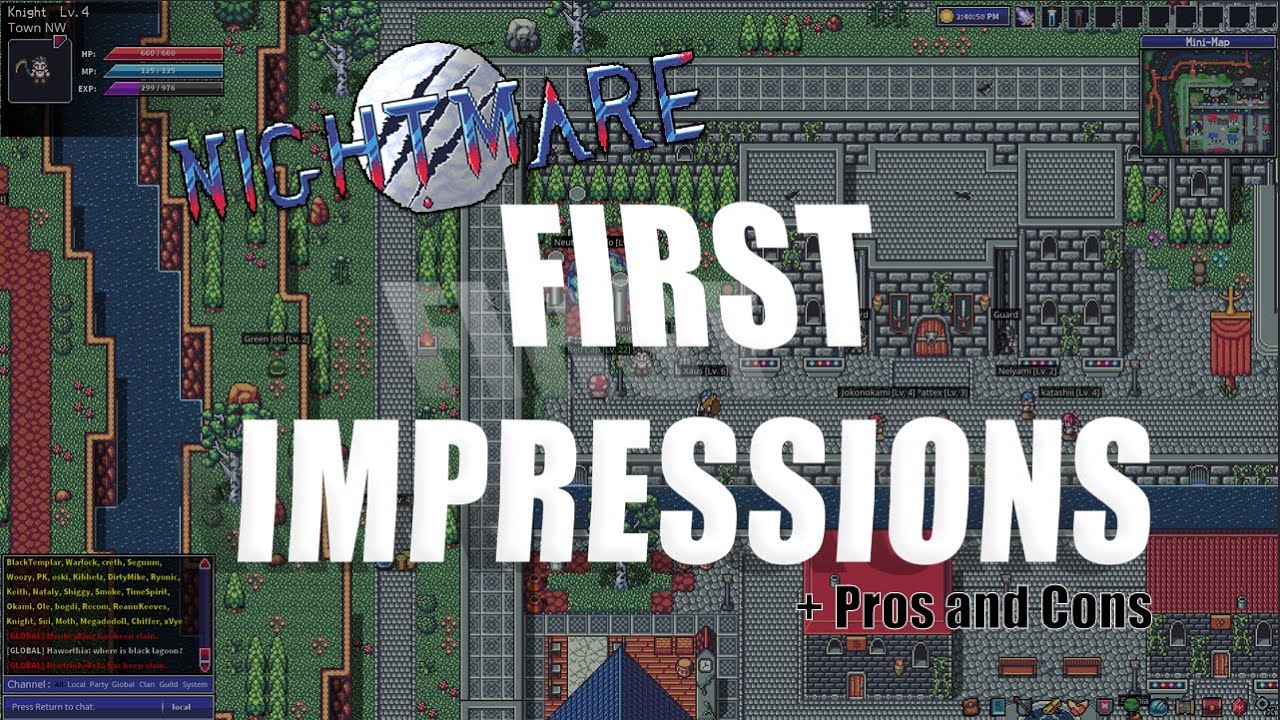 Nightmare mmorpg - First impressions