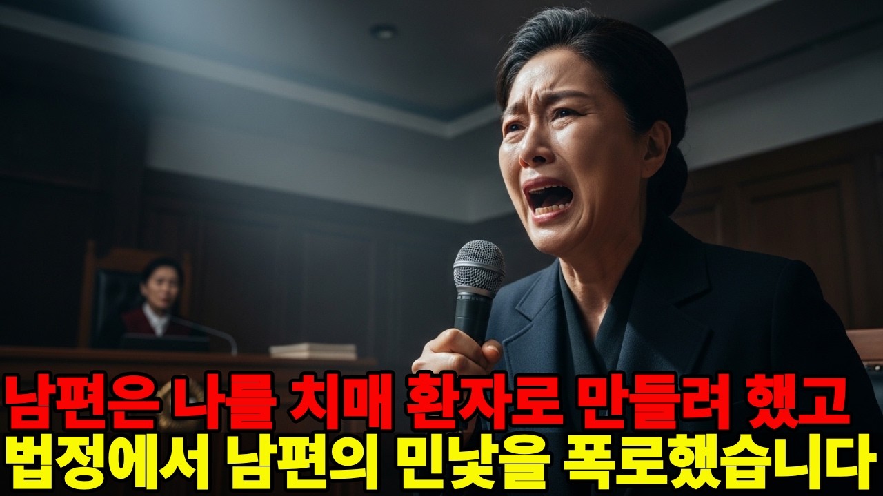 40년, 남편은 나를 치매 환자로 만들려 했고 법정에서 남편의 민낯을 모두 폭로했습니다
