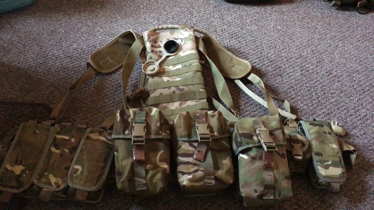 My MTP webbing for army cadets and what is in it.