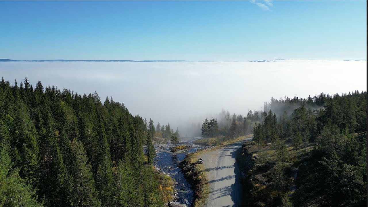 Over Skarrudsetra til Nes i Ådal i Ringerike på sykkel