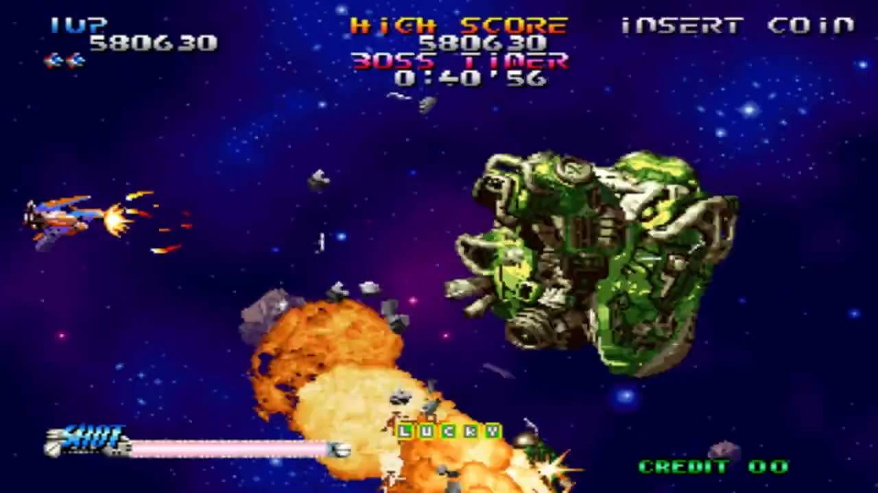 [HD] Blazing Star Stage 2 1998 Yumekobo Mame Retro Arcade Games
