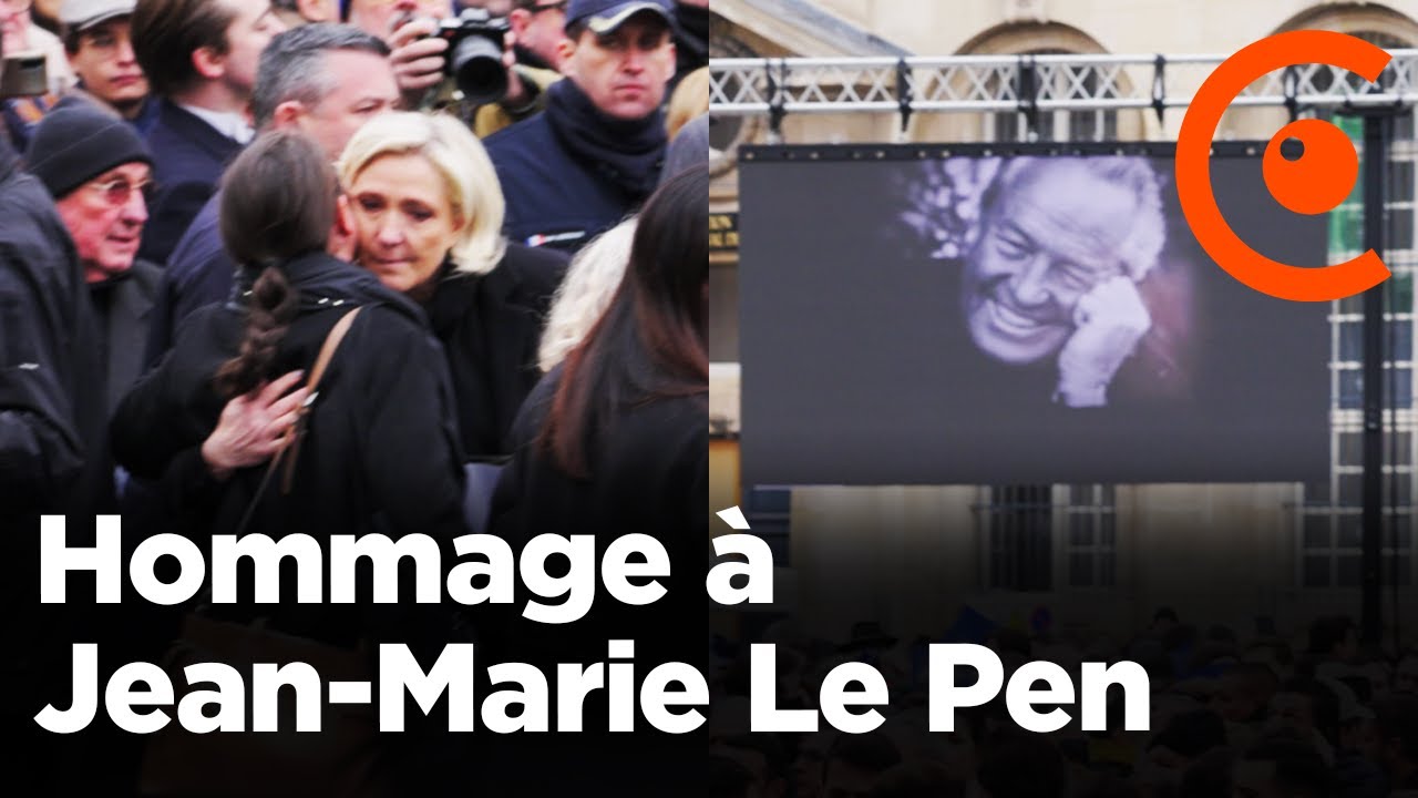 Hommage religieux à Jean-Marie Le Pen après sa mort à 96 ans - Paris - 16/01/2025