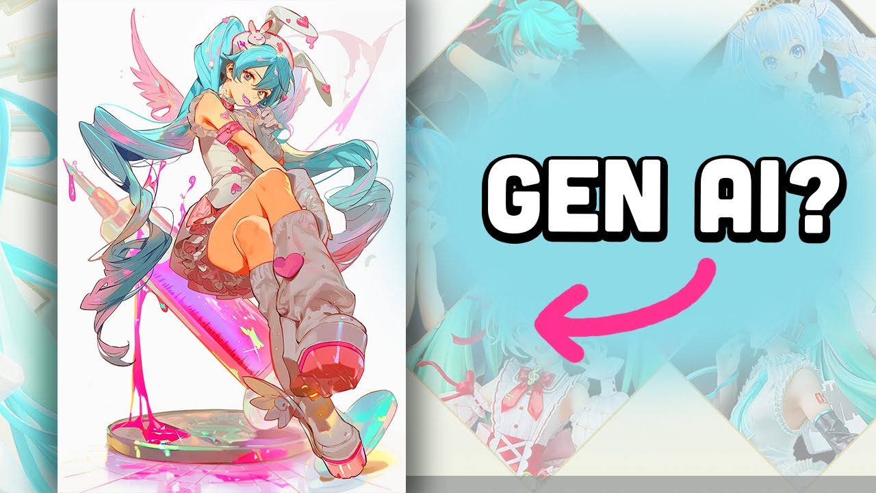 Winning Art Of Miku Figure Contest Has People Suspicious…