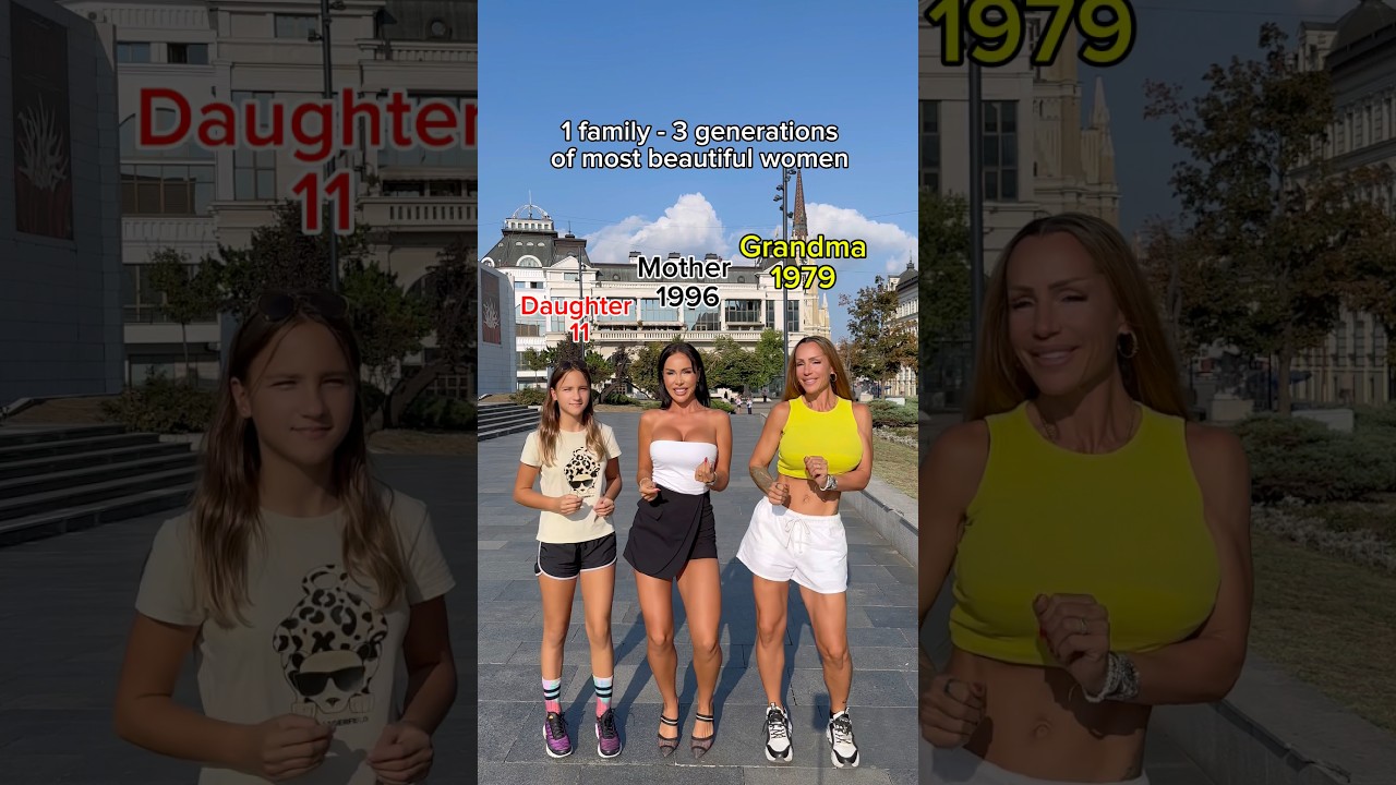 1 family- 3 generations of most beautiful SERBIAN women