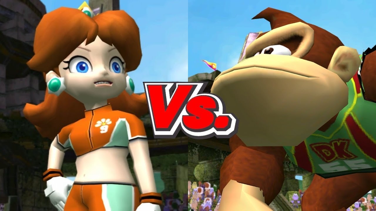 Super Mario Strikers - Daisy/Toad Vs. Donkey Kong/Koopa Troopa