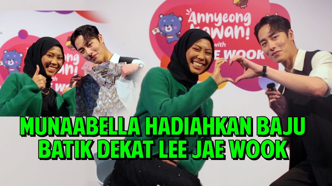 Munaabella Buat Surprise Hadiahkan Baju Batik Dekat Lee Jae Wook