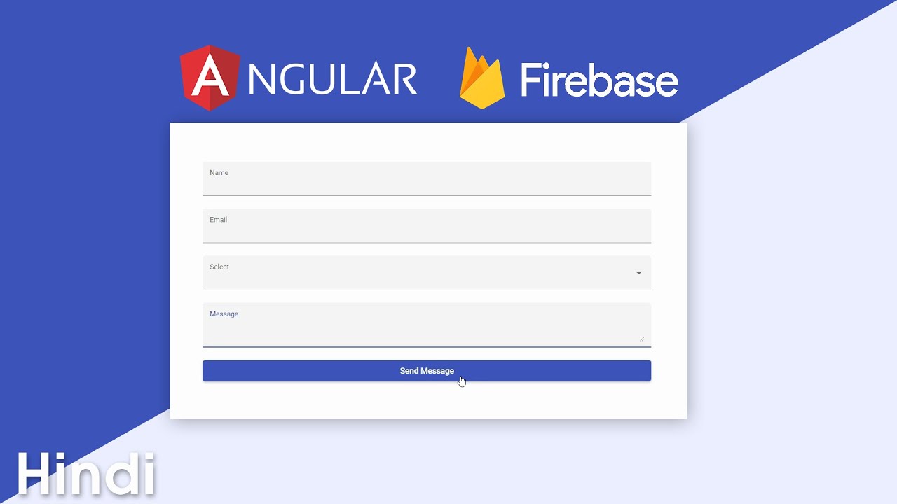 How To Make Angular Contact Form With Firebase | Angular Reactive Form Tutorial