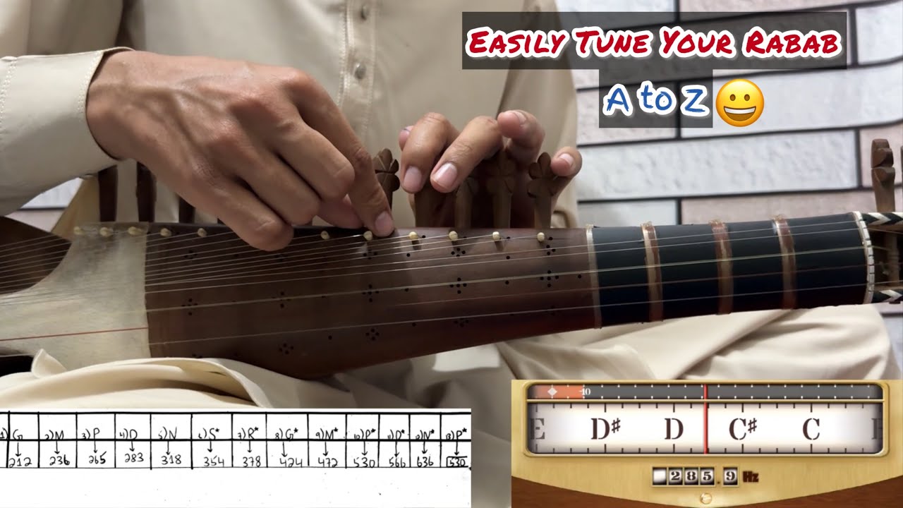 How to tune Rabab Very Easy Procedure|Basic tips for beginners In Urdu. ​⁠@RababSkills