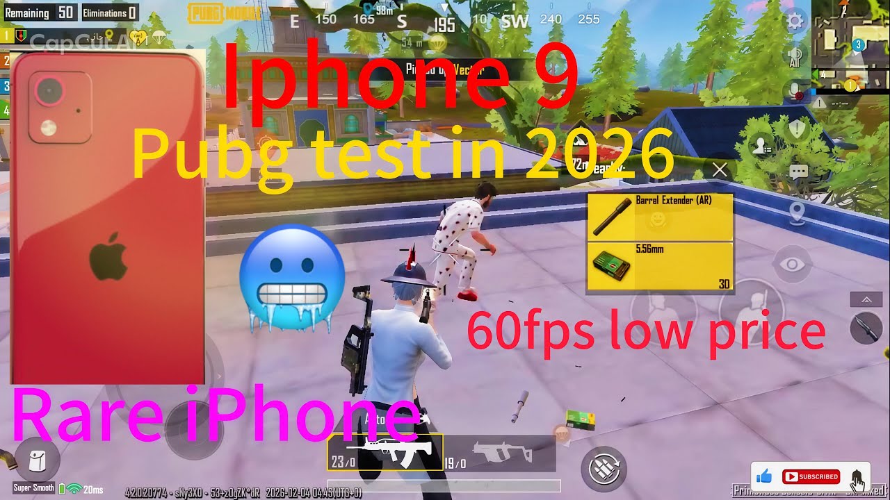 Iphone 9 pubg test in 2026 low prize device #viralvideo #pubgmobile #pubgtest #newreview #trending 