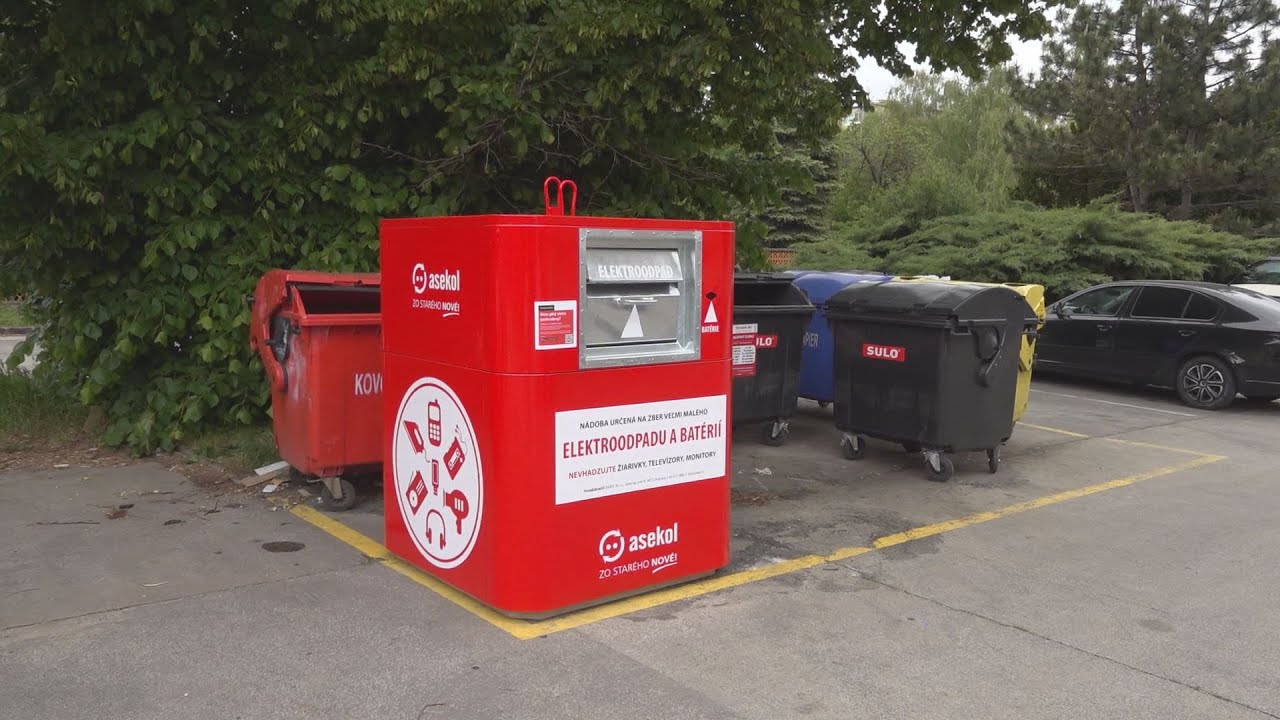 V Senici pribudli nové kontajnery na drobný elektroodpad