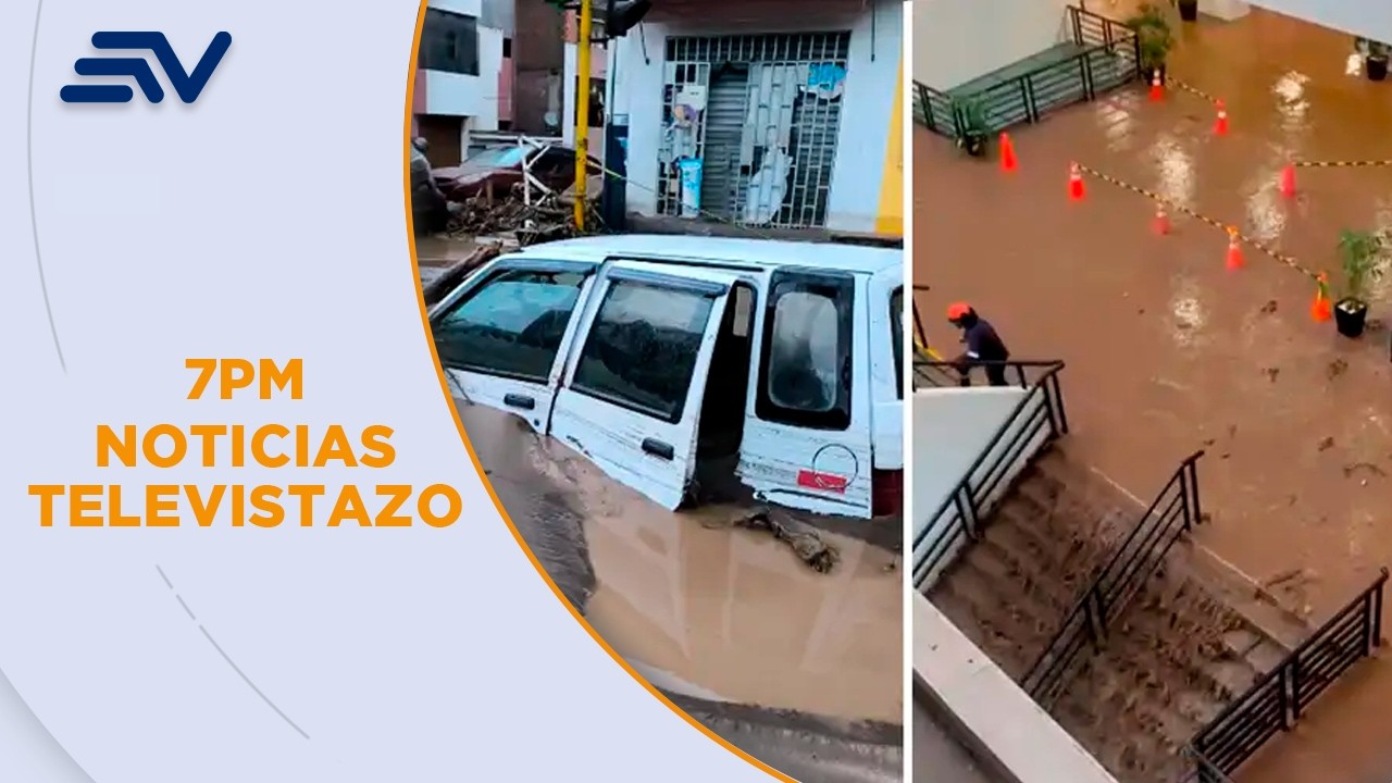Intensas lluvias provocan desbordamiento de caudales en Arequipa, Perú | Televistazo