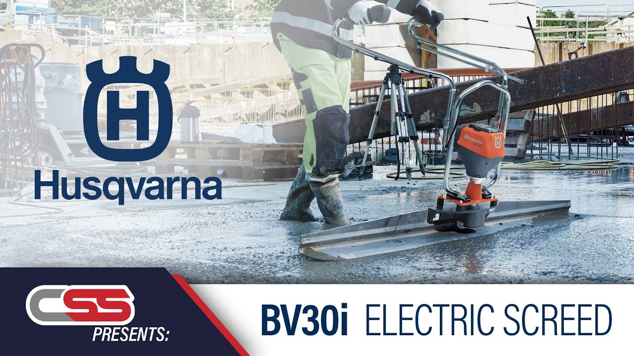 Husqvana BV30i Battery Screed