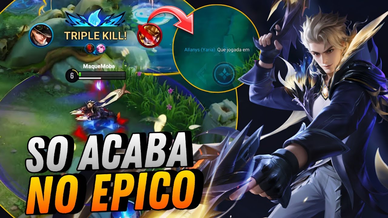 ESSE VIDEO SÓ ACABA QUANDO EU CHEGAR NO EPICO | Pt 01 - HONOR OF KINGS