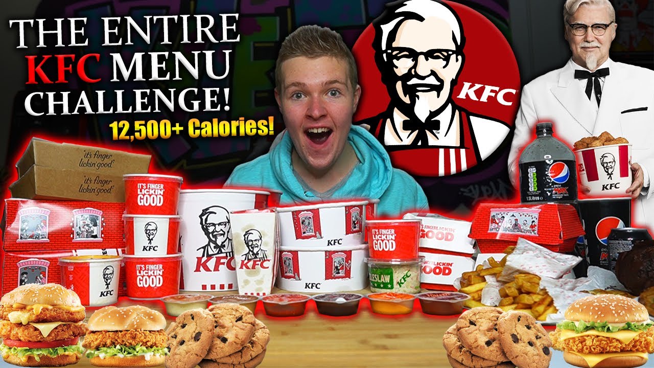 ЧЕЛЛЕНДЖ ВСЕГО МЕНЮ KFC! | БОЛЕЕ 12 000 КАЛОРИЙ! | ФАСТФУД