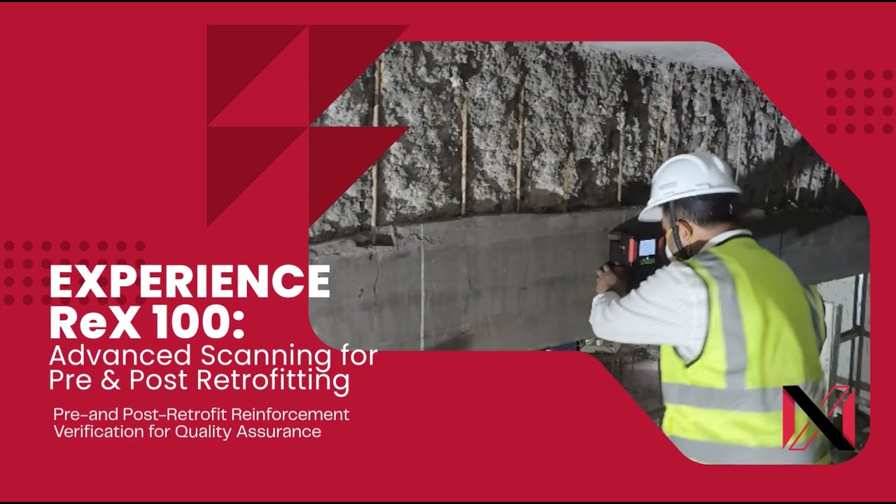 Evaluation of reinforcement mapping during retrofitting using ReX 100 Rebar Scanner