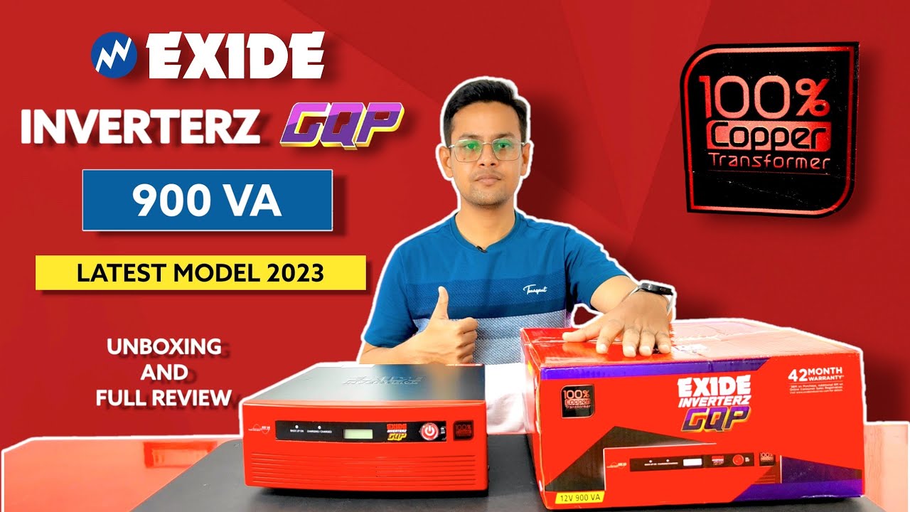 Exide Inverterz GQP 900 Unboxing | Exide Latest Model Inverter 2023