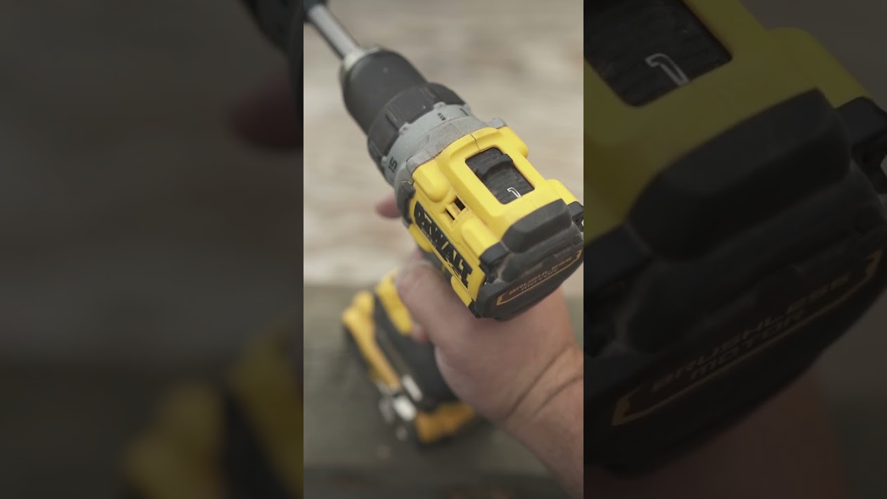 #dewalt DCD800 with 1 38 inch auger bit #shorts