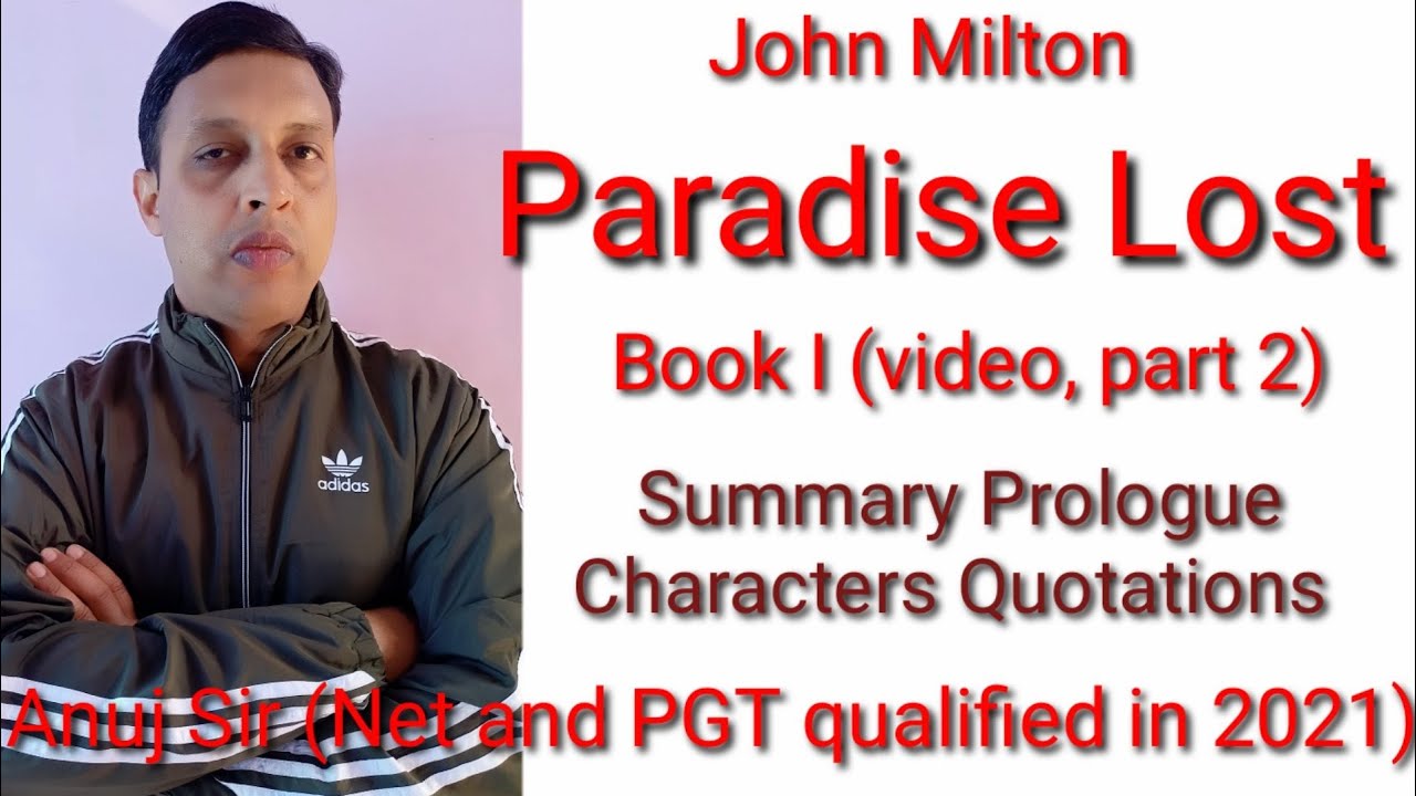 @John Milton @Paradise Lost Video part 2 @Summary @Quotations @Character link 1video description box