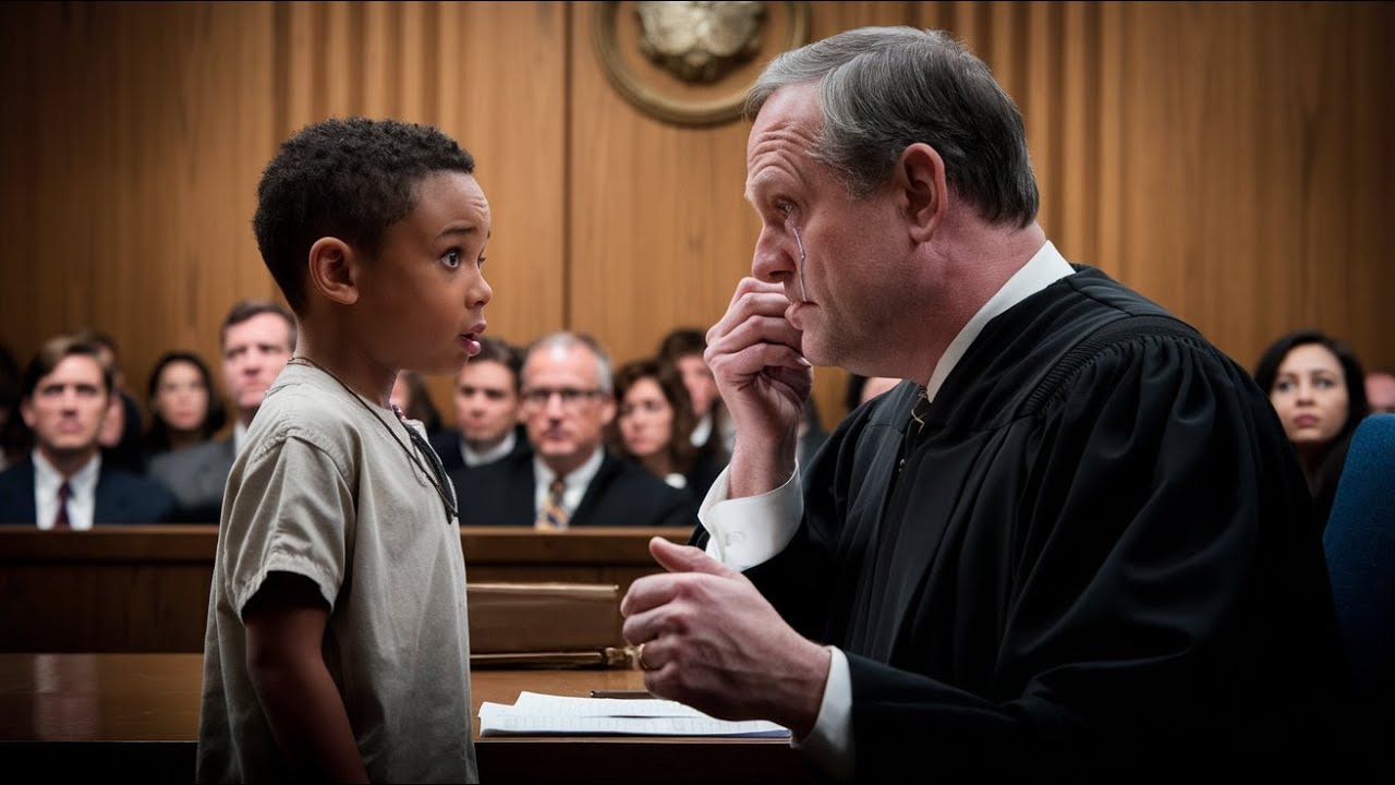 Este menino negro de 10 anos, condenado injustamente, confessa algo ao juiz que o faz chorar.