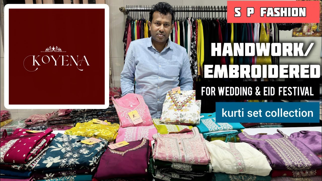 Handwork/Embroidered kurti set collection for wedding & Eid Festival 