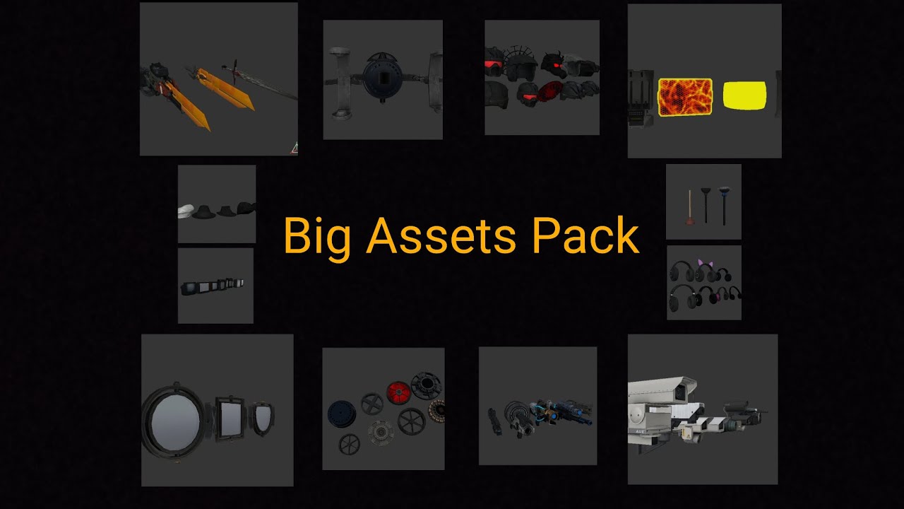 Big Assets Pack for Prisma3d