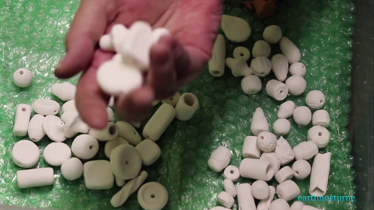 Bisque Firing Ceramic Beads in Small Kiln - Ceramic Bead Making