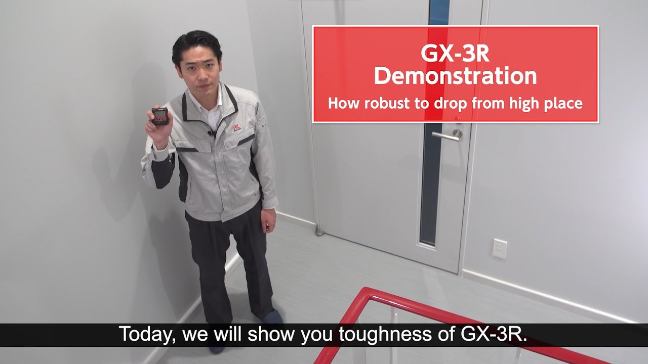 【GX-3R Demonstration】How robust to falling from high place【gas detector】