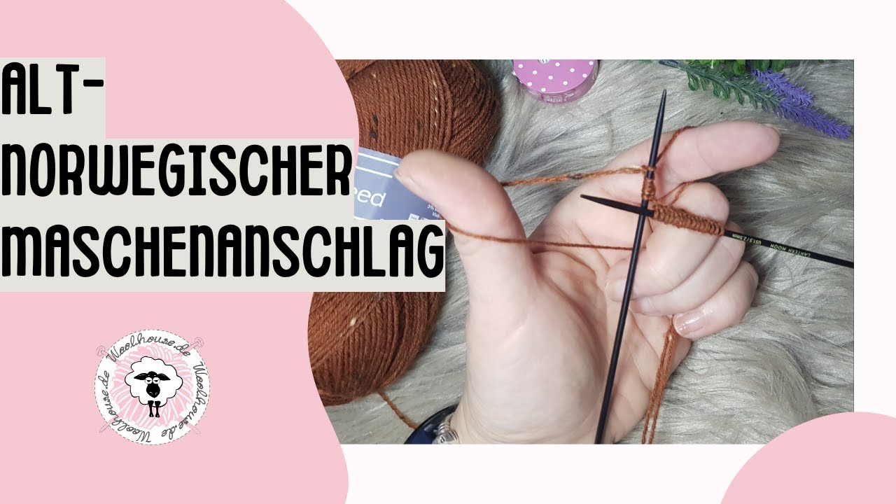 alt-norwegischer Sockenanschlag / elastischer Anschlag