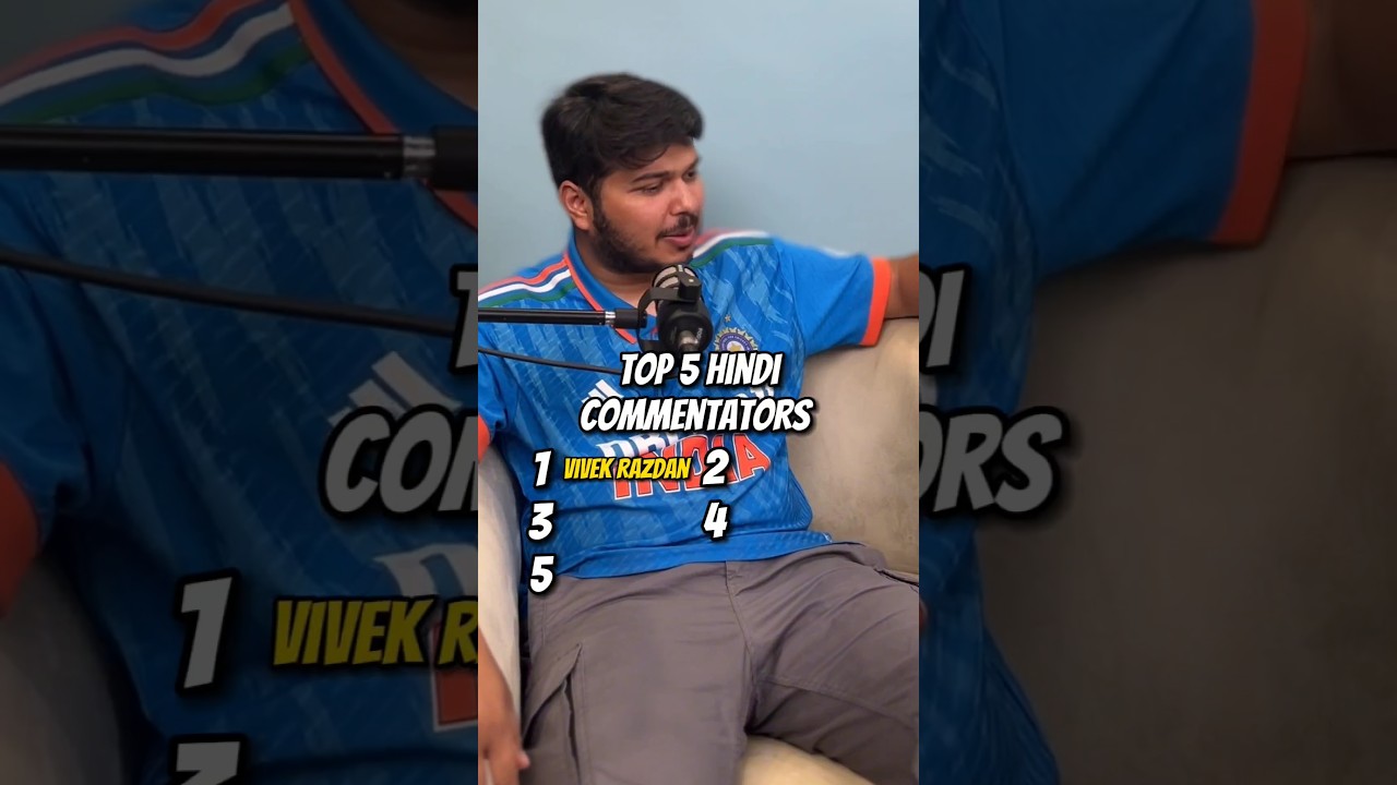 Is Aakash Chopra the best hindi commentator?