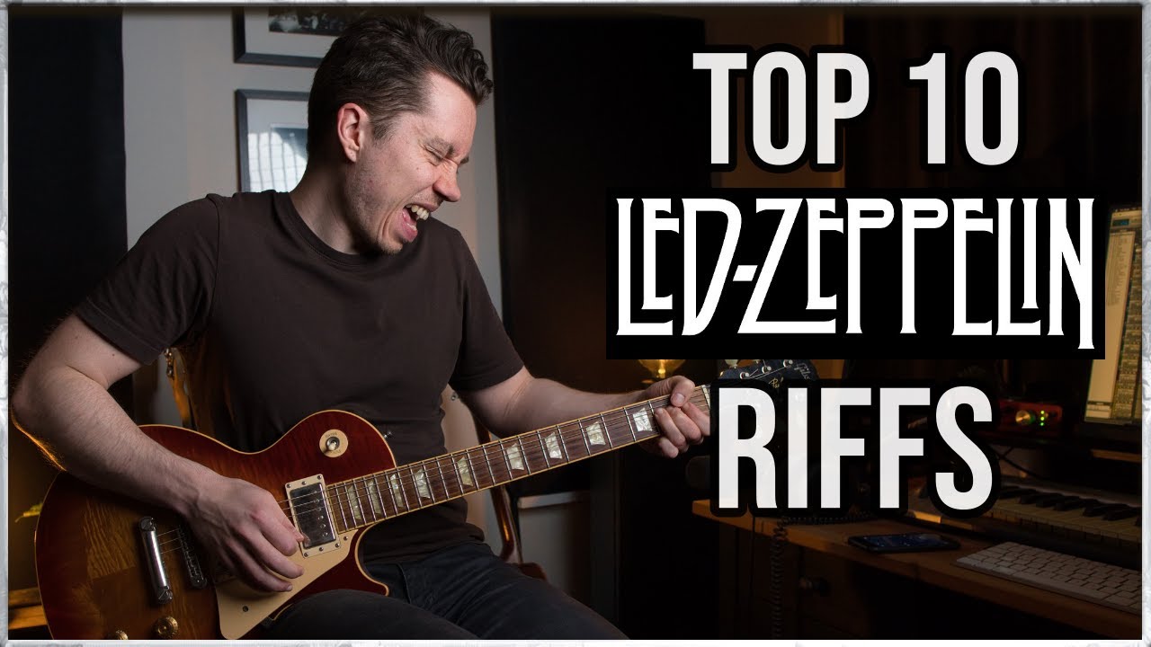 TOP 10 LED ZEPPELIN RIFFS | Sebastian Lindqvist Guitar Cover