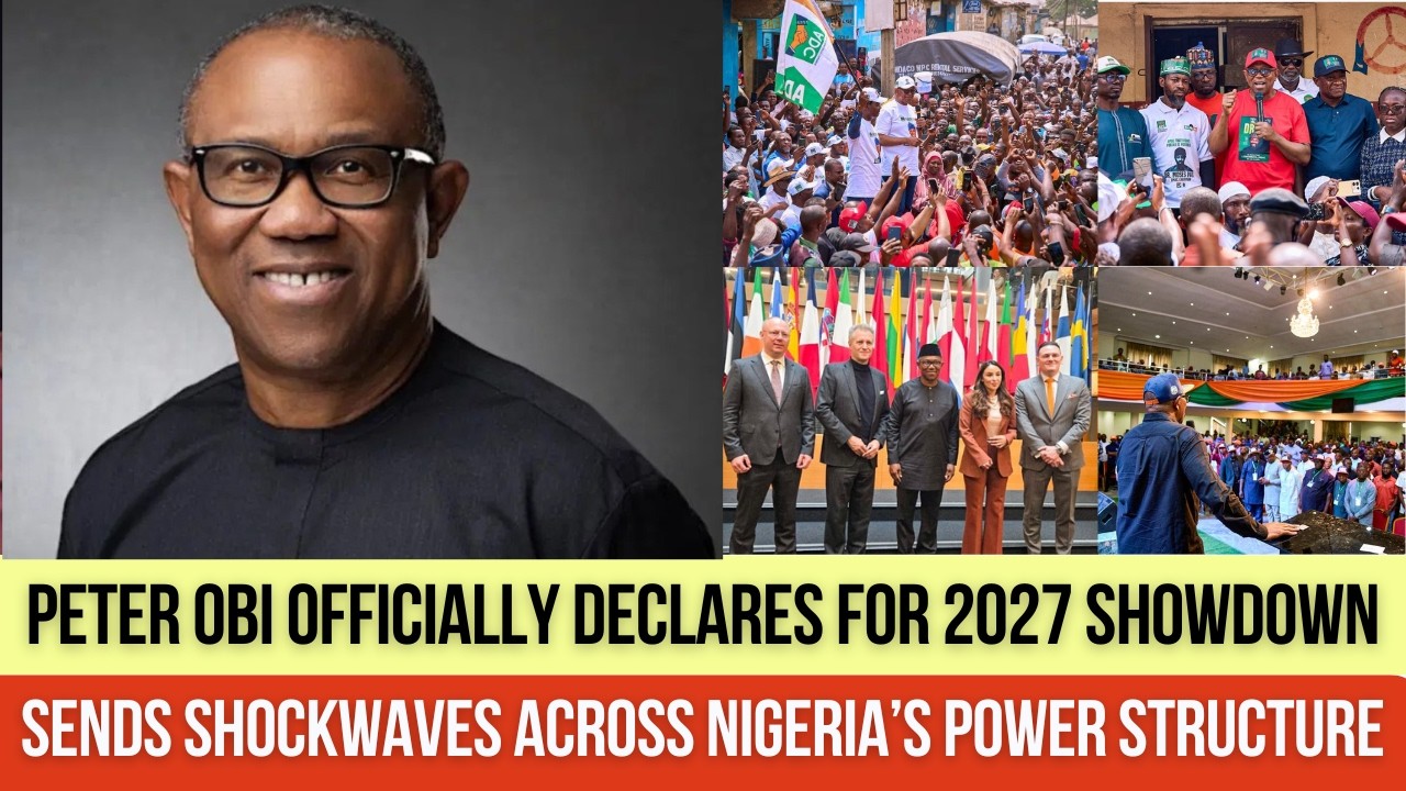PETER OBI TO SUPPORTERS: I Will Contest 2027 Presidential Election