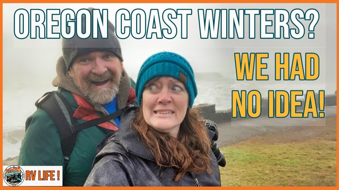 Living in a Campground Full Time in the WINTER on the Oregon Coast! Our Crazy RV Life! Ep.14