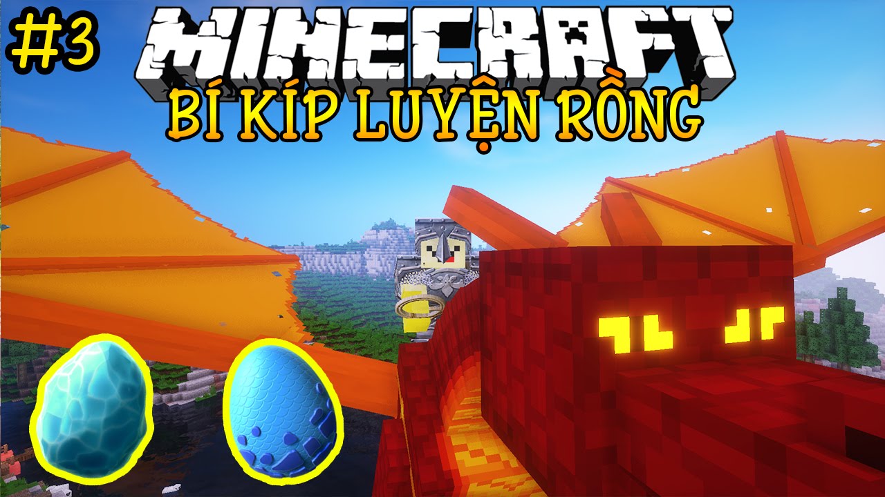 Oops Club Minecraft Bí Kíp Luyện Rồng - Tập 3: LẦN ĐẦU HỌC CÁCH CƯỠI RỒNG