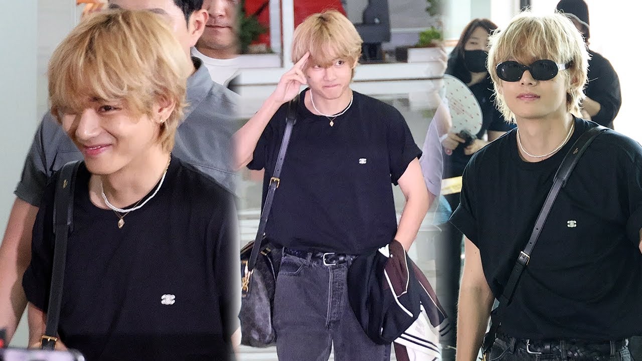 BTS 뷔 V (방탄소년단) 출국 Airport Departure 직캠 | 인천공항
