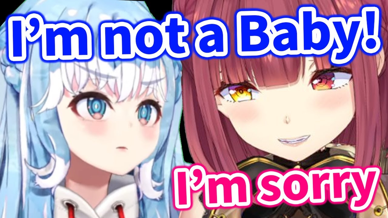 Kobo gets angry at Marine after getting treated like a baby【Hololive/Eng sub】