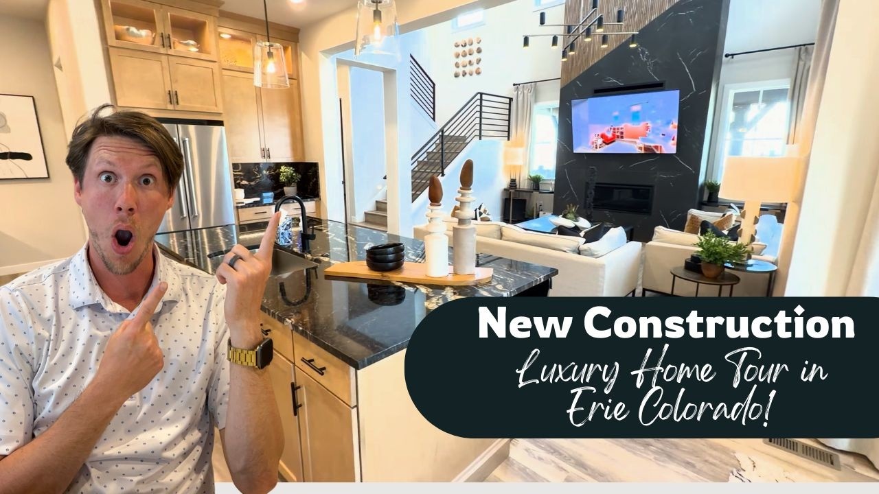 Modern New Home Tour | Erie Colorado New Construction #newhomebuild #newconstruction #homebuying