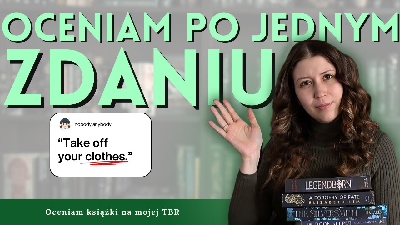 Oceniam książki po PIERWSZYM ZDANIU