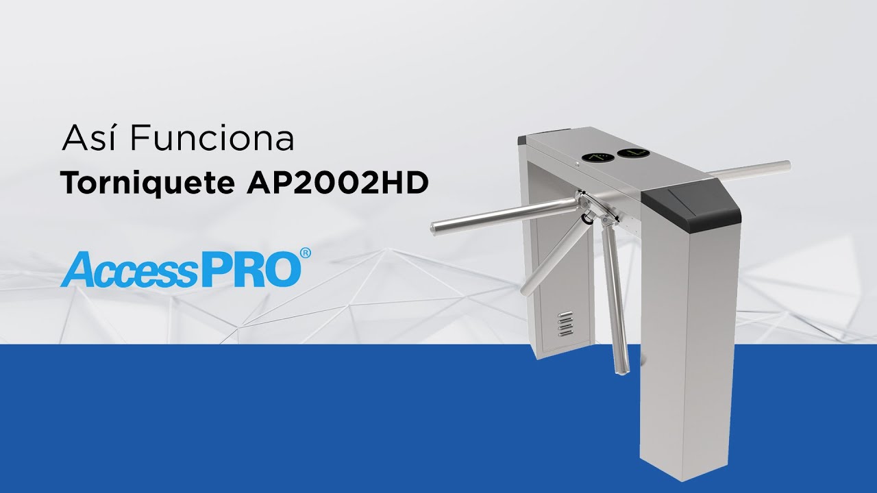 Así funciona el torniquete AP2002HD