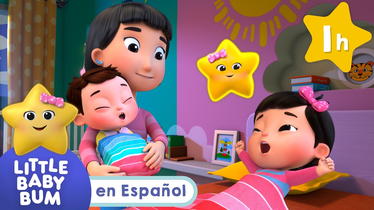 La luna y las estrellas para dormir  | Canciones 🎵 Caricaturas para bebés | Little Baby Bum