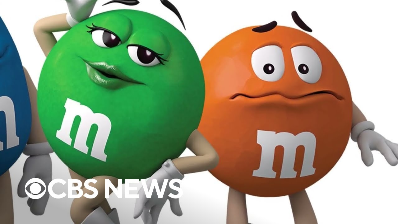 M&M characters redesigned for a 