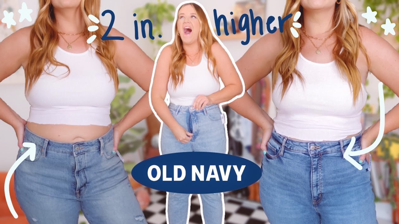 trying on old navy's NEW 