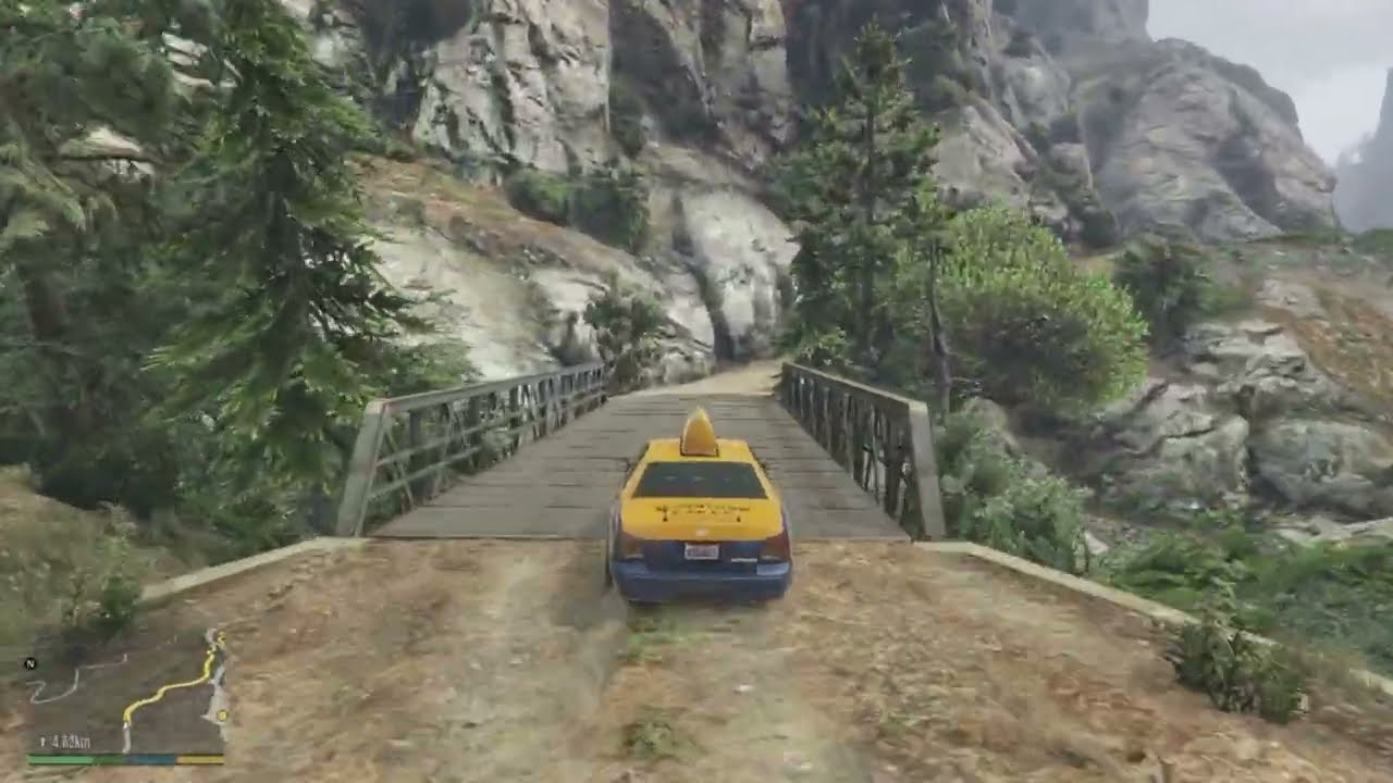 Trabajando como Taxista en GTA V 41# [PS4].